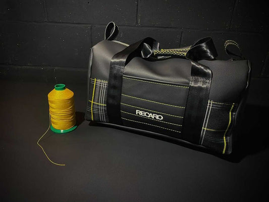 Recaro/GTI VW Yellow Tartan Duffle Bag